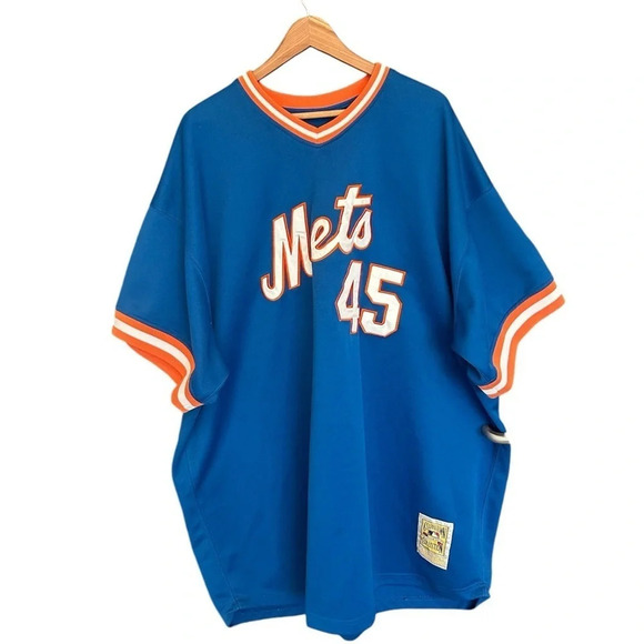 Mitchell and Ness Mets 45 Pedro Martinez XXL jersey in good used condition - Picture 1 of 12